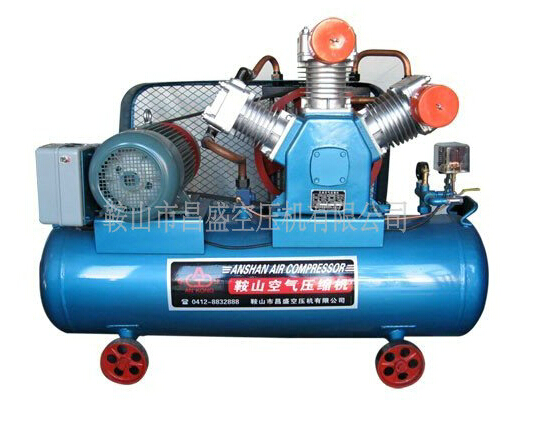 無油潤滑空壓機的工作原理。